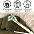 White Wood Bridal Dress Hangers Wooden Coat Hanger, Solid Wood Hangers for Shirts, Jackets, Pants, Wedding Dress