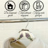 Hand-Painted Wooden Hanger for Dresses – Lavender Floral Design for Bridal or Evening Gowns
