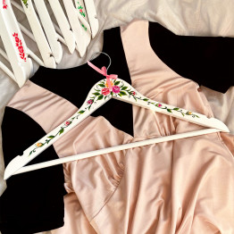 White Bridesmaid Hangers, Wedding Decorations, Bridesmaid Bride Dress Hanger