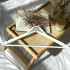 Hand-painted wooden hanger