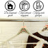Hand-painted wooden hanger