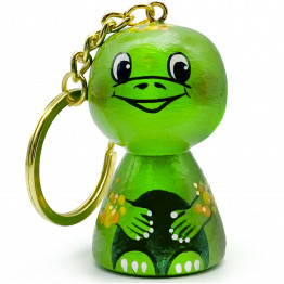 Wooden Dinosaur Keychain – Unique Souvenir for Keys and Backpacks