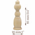 Wooden King Blanks 20 Pcs 