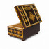 Sontsa Rectangular Wooden Keepsake Box with Belarusian Straw Marquetry