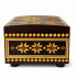 Handmade Wooden Jewelry Box with Straw Marquetry