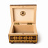 Handmade Wooden Jewelry Box with Straw Marquetry