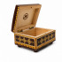 Siamya Rectangular Wooden Keepsake Box with Belarusian Straw Marquetry