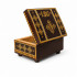 Siamya Rectangular Wooden Keepsake Box with Belarusian Straw Marquetry