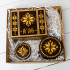 Agon Gift Set with Belarusian Straw Marquetry, Salamiany Kod Collection