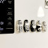 Black and White Fridge Magnets Set 5 pcs - Animals Matryoshka Dolls