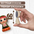 Wooden Female Figure Magnet Blank 2.4" for DIY Crafts