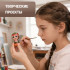 Wooden Female Figure Magnet Blank 2.4" for DIY Crafts