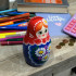 Matryoshka Dolls With Daisies Saving Money Bank - Wooden Nesting Doll Piggy Bank
