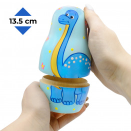 Dinosaur Piggy Bank - Dinosaur Money Bank Matryoshka Nesting Doll
