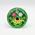 Round Magnet «Ogovo Painting» Green