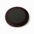 Krasa Round Wooden Fridge Magnet with Belarusian Straw Marquetry