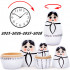 Perpetual Calendar Russian Nesting Dolls Set of 3 pcs - Creative Russian Dolls as Desk Calendar