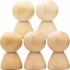 Blank wooden people pegs