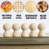 Blank wooden people pegs