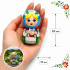 Hand Painted Wooden Peg Doll Girl with Wildflowers