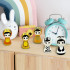 Wooden Peg Dolls Set of 5pcs Wooden Animals - Wooden Dolls Pretend Play Animal Figurines