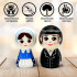 Wooden Figurine Set – Jewish Couple in Traditional Attire