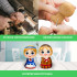 Wooden Figurine Set – Lithuanian Couple in Traditional Folk Costumes