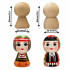 Hand-Painted Wooden Figurines – Polish Folk Couple
