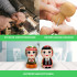 Hand-Painted Wooden Figurines – Polish Folk Couple