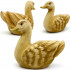 Hand Carved Wooden Duck Statue 5.1", Bird Figurines Rustic Table Centerpiece, Wooden Duck Decor Accents