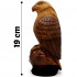 Hand-Carved Wooden Bald Eagle Figurine – Symbol of Strength and Freedom for Home or Office Decor