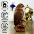 7.5-Inch American Eagle Statue - Bald Eagle Hand Carved Figurine Home Office Desk Decor