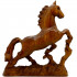 Wooden Hand Carved 8.7" Horse Statue Farmhouse Decor - Horse Collectible Figurines