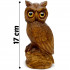 Handmade Wooden Owl Figurine Home Decorations - Hand Carved Wood Owl Decor