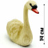 Handcrafted Wooden Swan Figurine for Home or Garden Decor