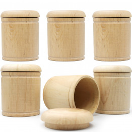Wooden Jewelry Box Blanks for DIY Crafting Set of 6 – Perfect for Your Creativity
