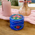 Yaselda Round Wooden Jewelry Box 