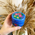 Yaselda Round Wooden Jewelry Box 