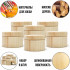 Wooden Round Boxes with Lid