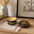 Sontsa Round Wooden Keepsake Box with Belarusian Straw Marquetry