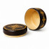 Sontsa Round Wooden Keepsake Box with Belarusian Straw Marquetry
