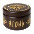 Round Decorative Jewelry Box with Traditional Straw Marquetry