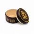 Round Decorative Jewelry Box with Traditional Straw Marquetry