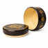 Krasa Round Wooden Keepsake Box with Belarusian Straw Marquetry