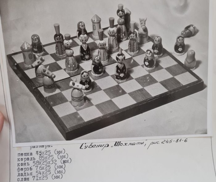 Lyavon and Lyavonikha Chess Set