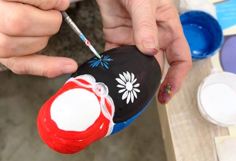 Nesting doll painting workshop