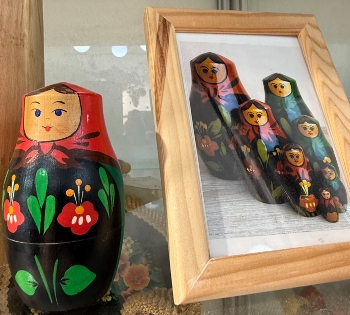 Souvenirs in the shop museum